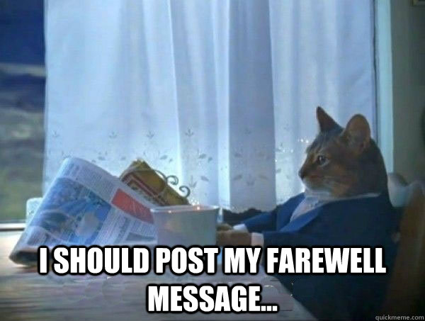 An Editor's Farewell