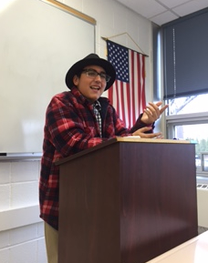 Sophomores Present Eulogies from "Of Mice and Men"