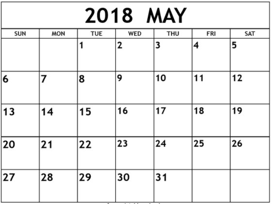 The Month of May