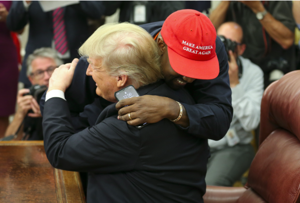 Kanye West and Donald Trump