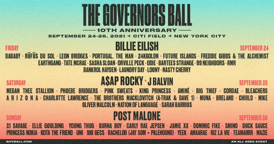 Image courtesy of the Governors Ball Music Festival