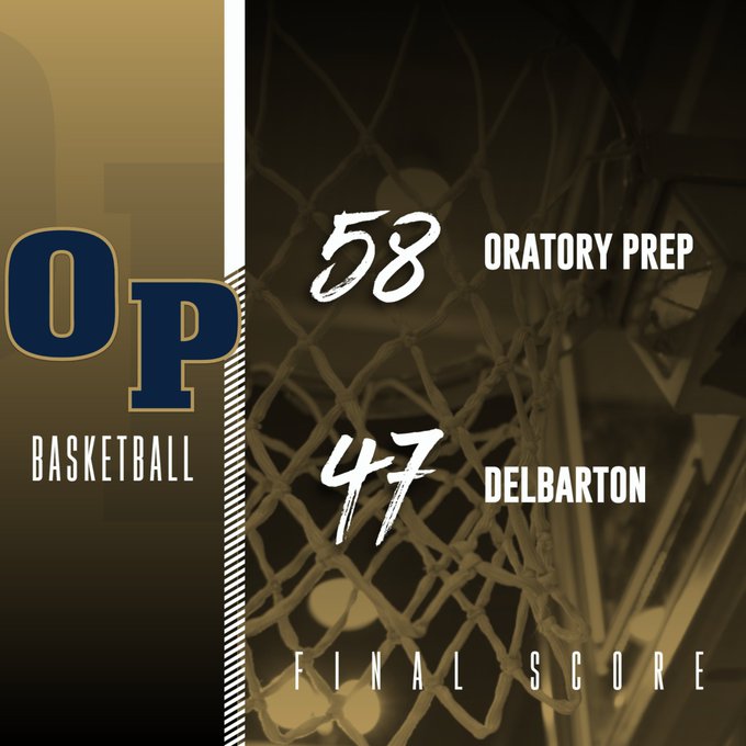 Oratory Prep Basketball Over Delbarton